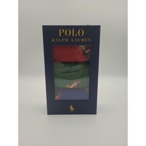 Polo Ralph Lauren Mens Size X-Large Polo Bear Multicolor Boxer Briefs 3-Pack New